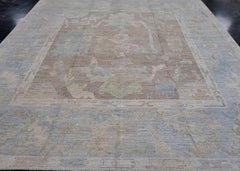 Square Turkish Oushak Rug 10' x 10'6" #16479