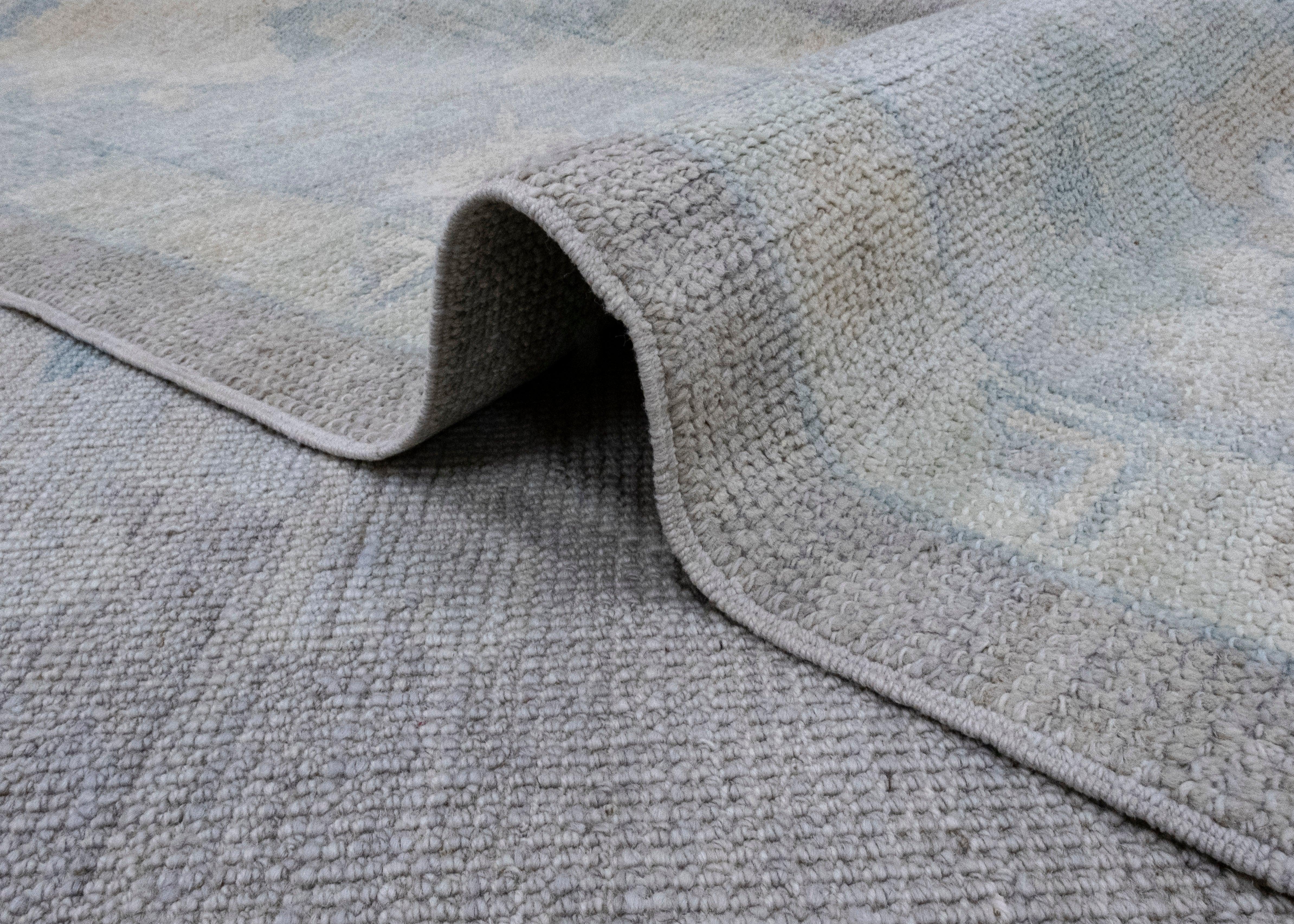 Square Turkish Oushak Rug 10'1