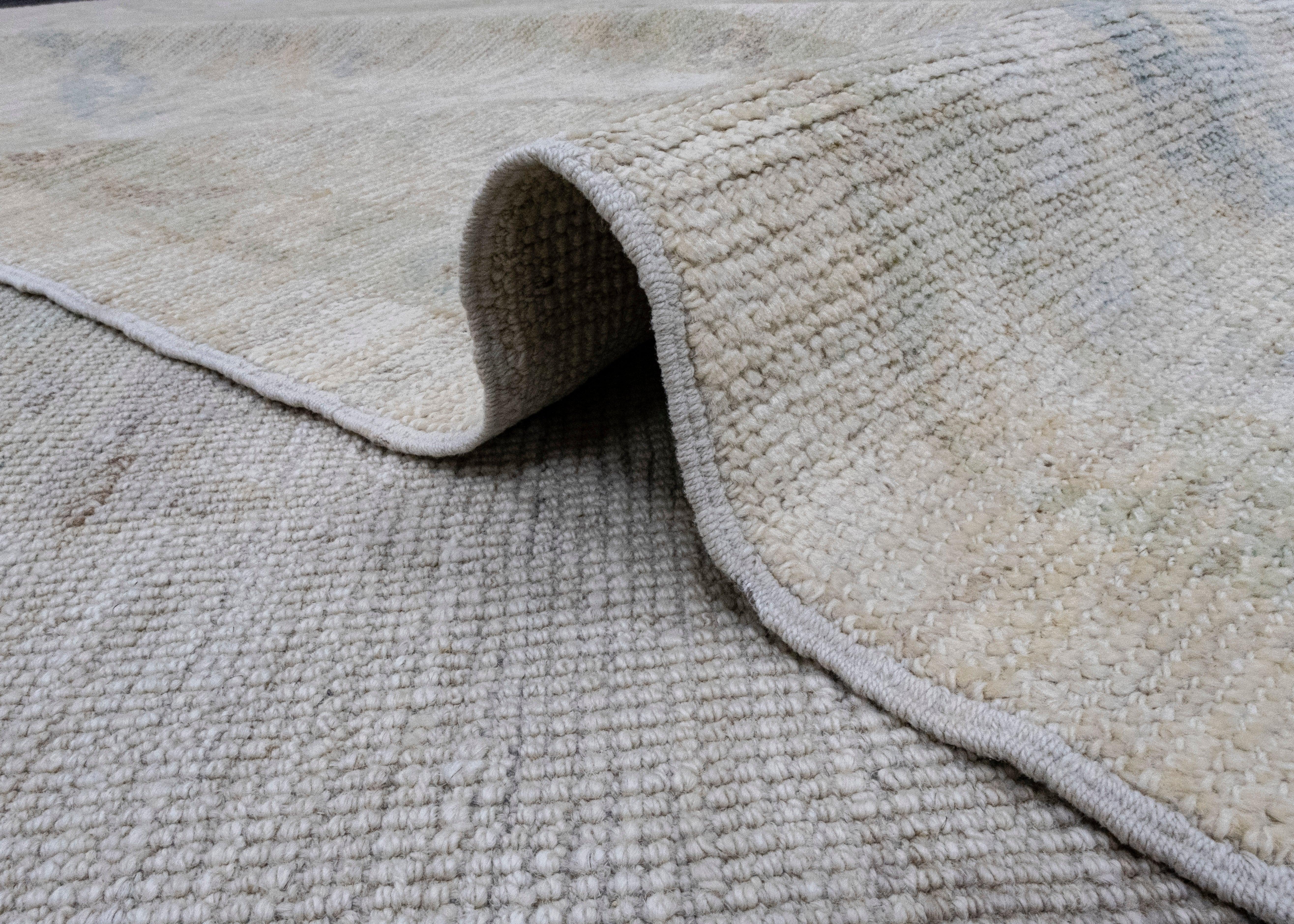 Square Turkish Oushak Rug 10'1