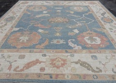 Square Turkish Oushak Rug 11'9" x 12'3" #17352