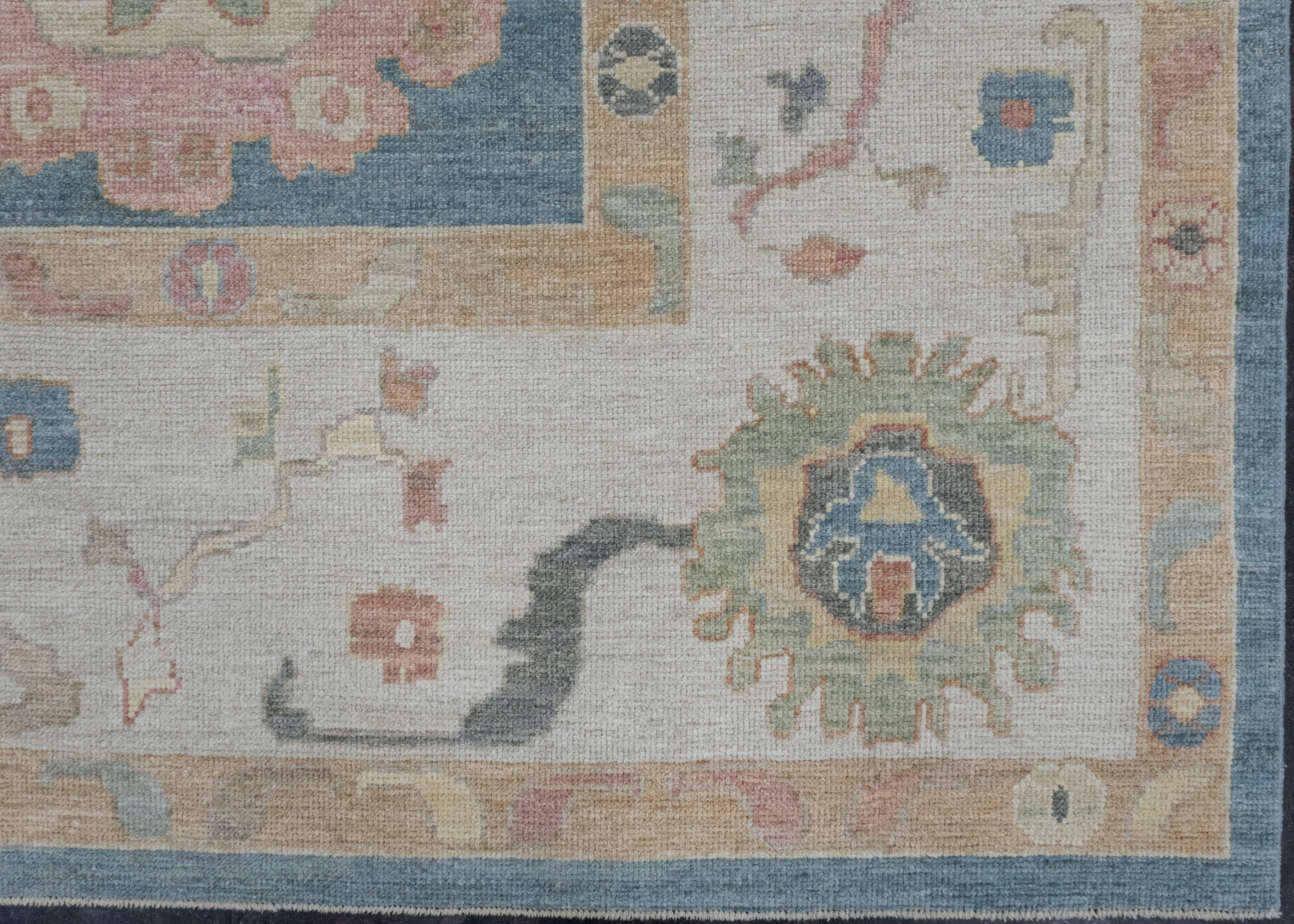 Square Turkish Oushak Rug 12' x 12'5
