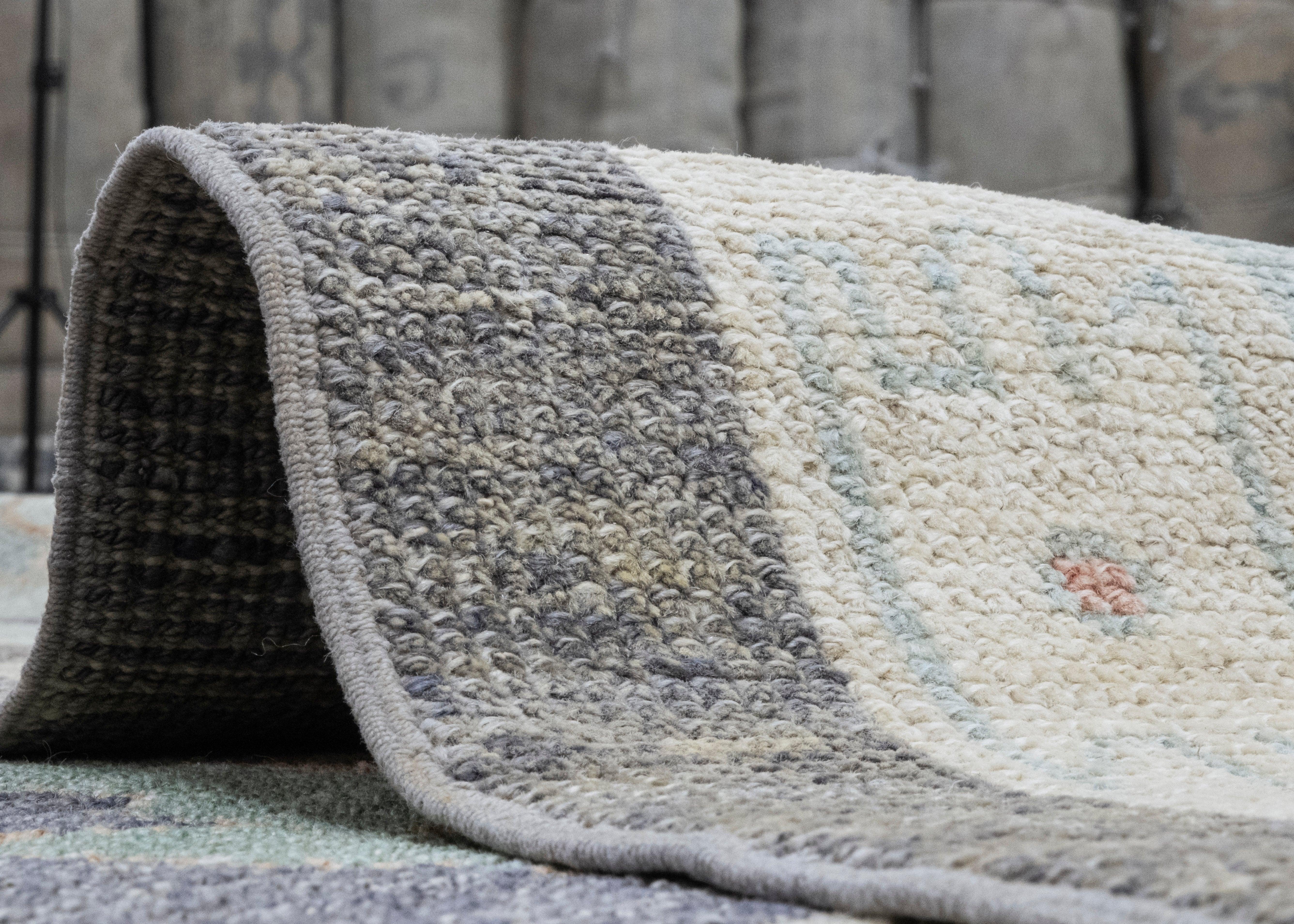 Square Turkish Oushak Rug 12'3