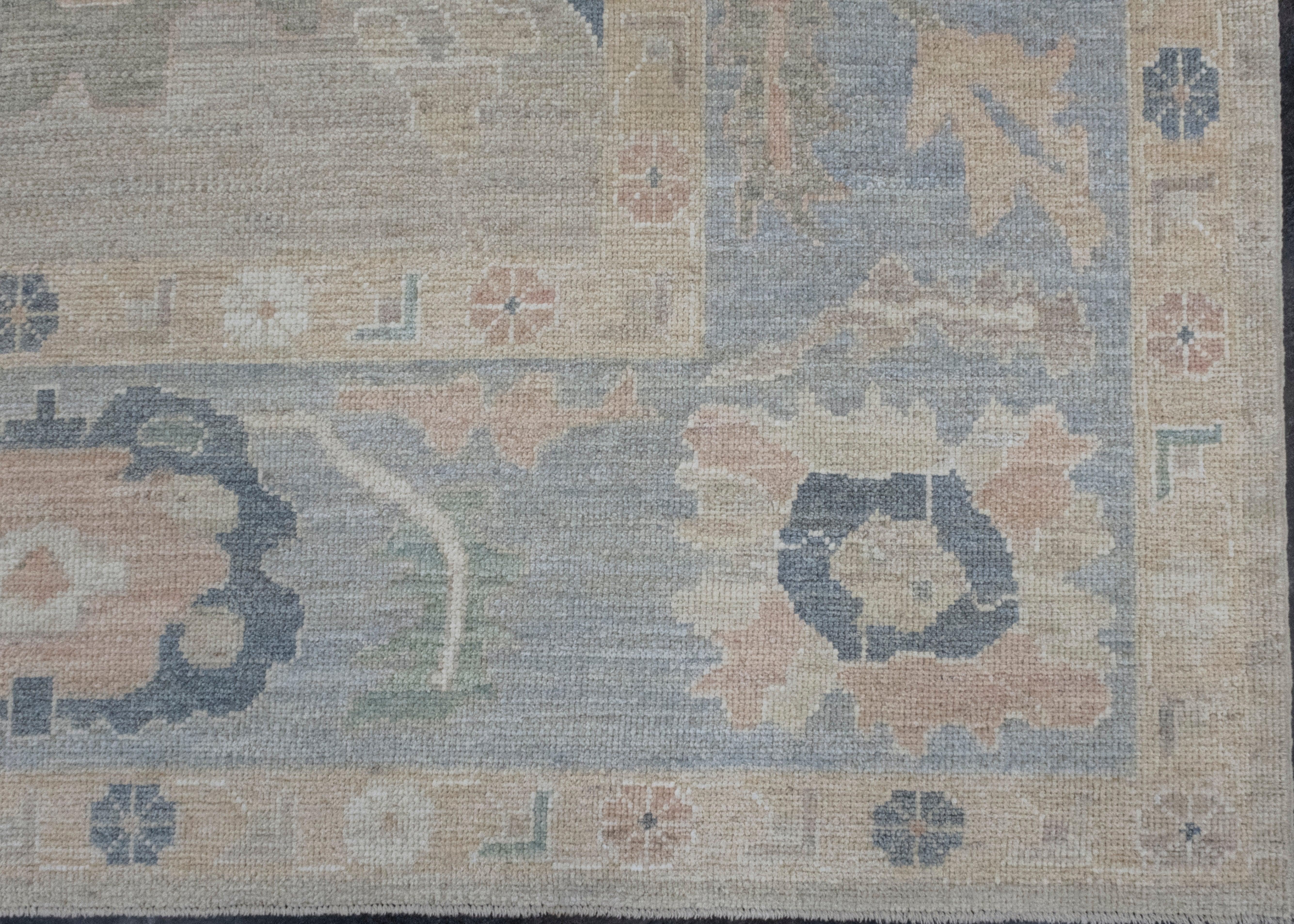 Square Turkish Oushak Rug 12'3