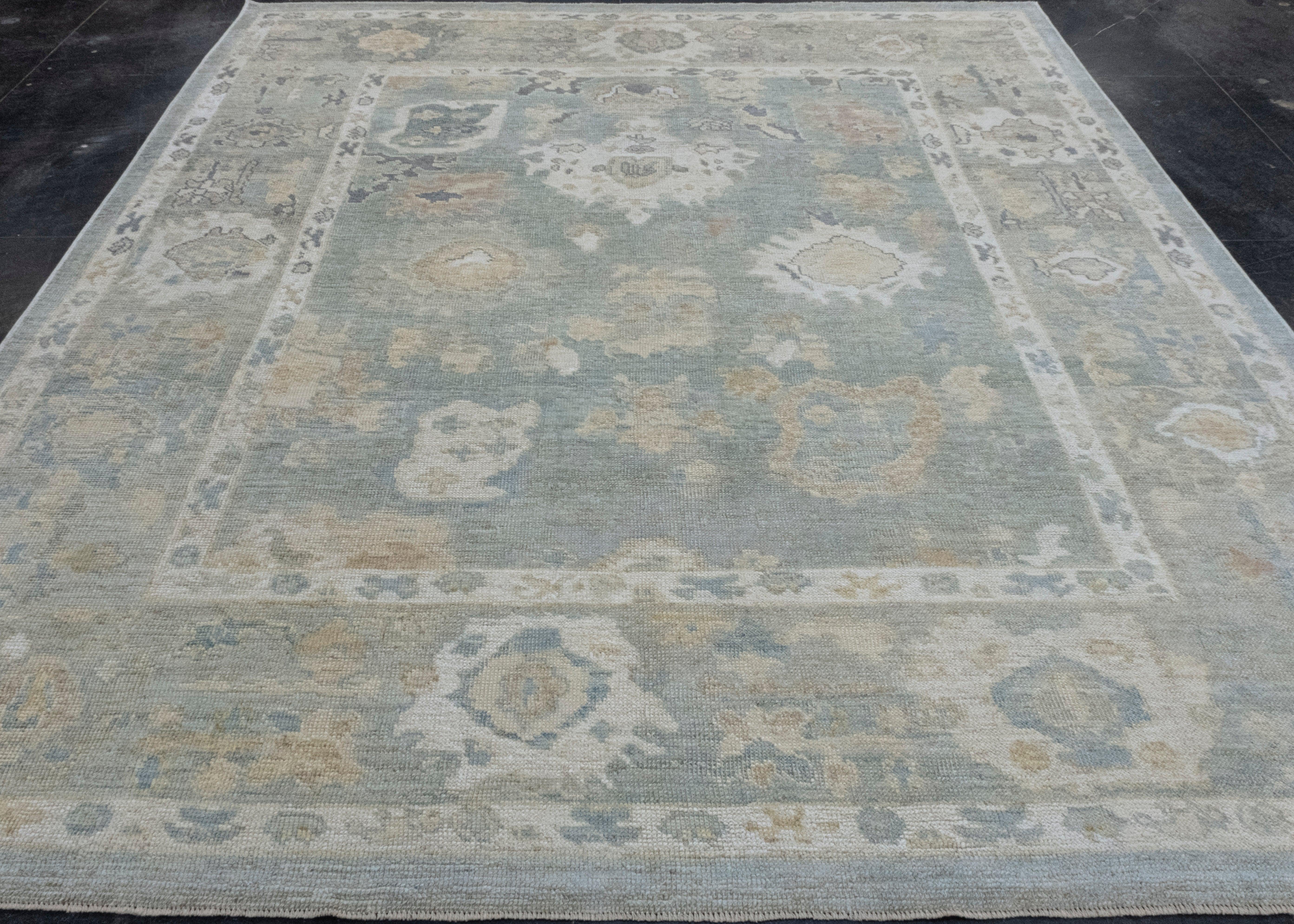 Square Turkish Oushak Rug 9' x 10' #17647 Explore a curated collection of hallway runners, wool rugs, and handmade masterpieces at , where elegance meets functionality. Elevate your space with a variety of styles to suit every taste. Our items are