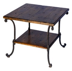 Square two tiered End Table