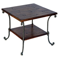 Square two tiered End Table