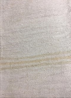 Alfombra turca cuadrada de cáñamo de tejido plano marfil vintage 12'2 x 12'2