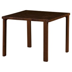 Beistelltisch Nussbaum quadratisch