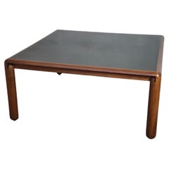 Square Walnut Table Model 781 by Vico Magistretti for Cassina, 60s , 70s