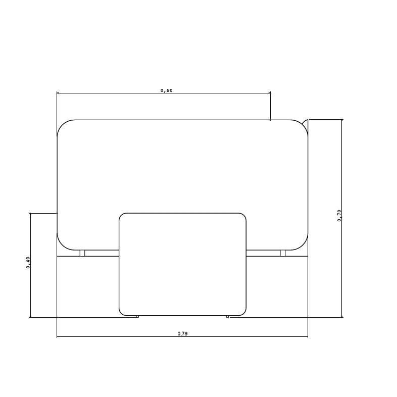 Poltrona Amburana, quadrata con base rivestita in Wood In condizioni Nuovo in vendita a Miami, FL