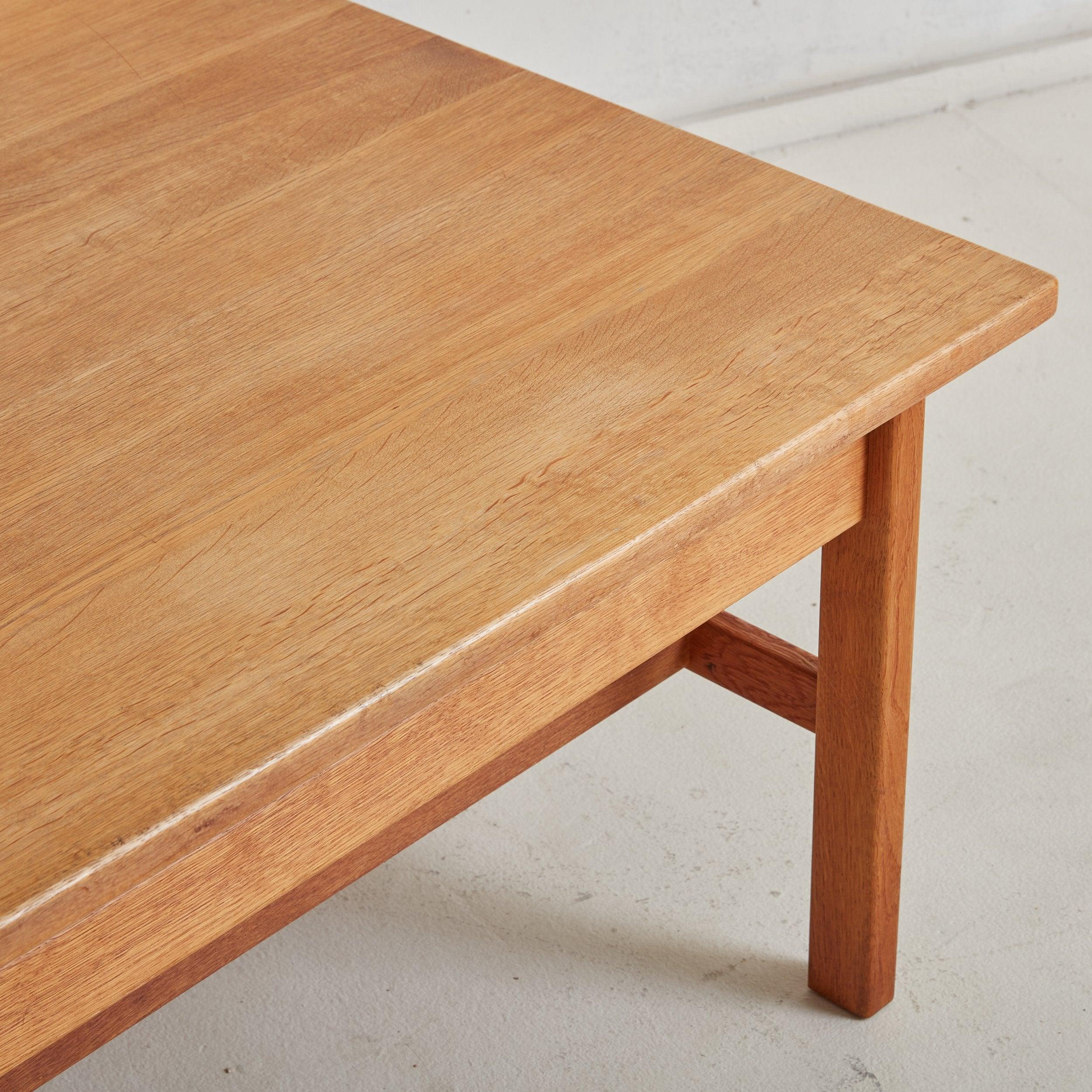 Scandinavian Modern Square Wood Coffee Table Attributed to Kurt Østervig, Denmark 1960s For Sale