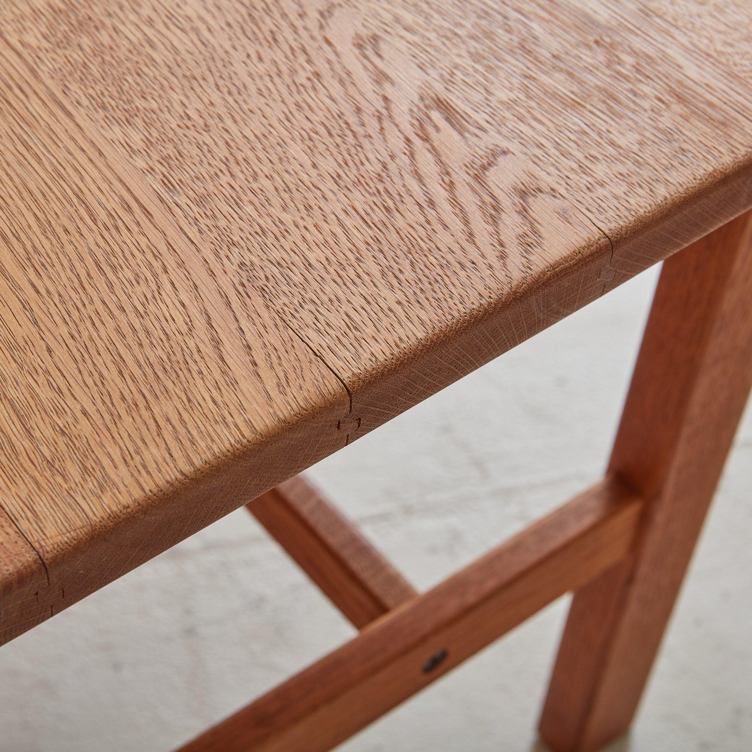 Square Wood Coffee Table Attributed to Kurt Østervig, Denmark 1960s In Good Condition For Sale In Chicago, IL