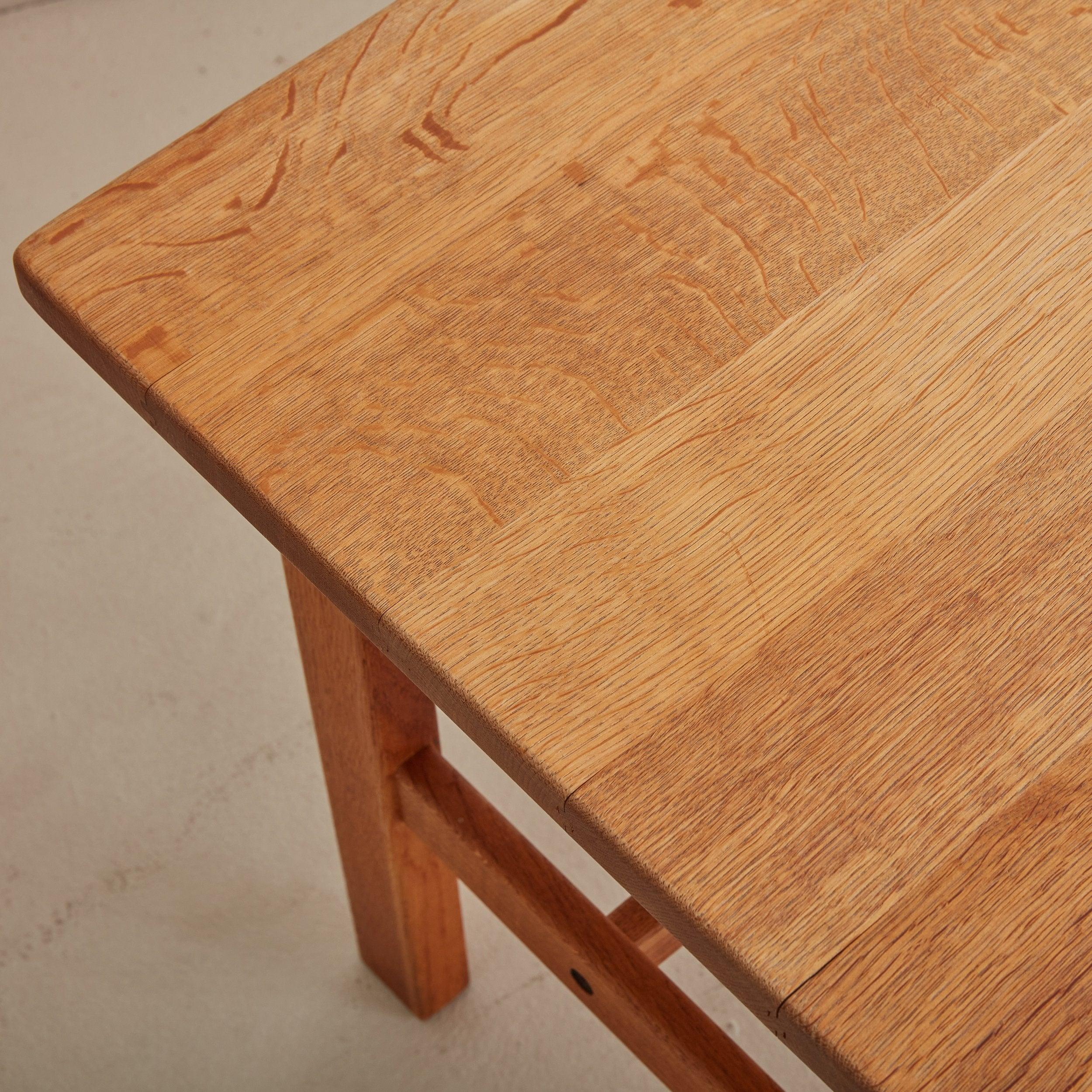 Square Wood Coffee Table Attributed to Kurt Østervig, Denmark 1960s For Sale 3