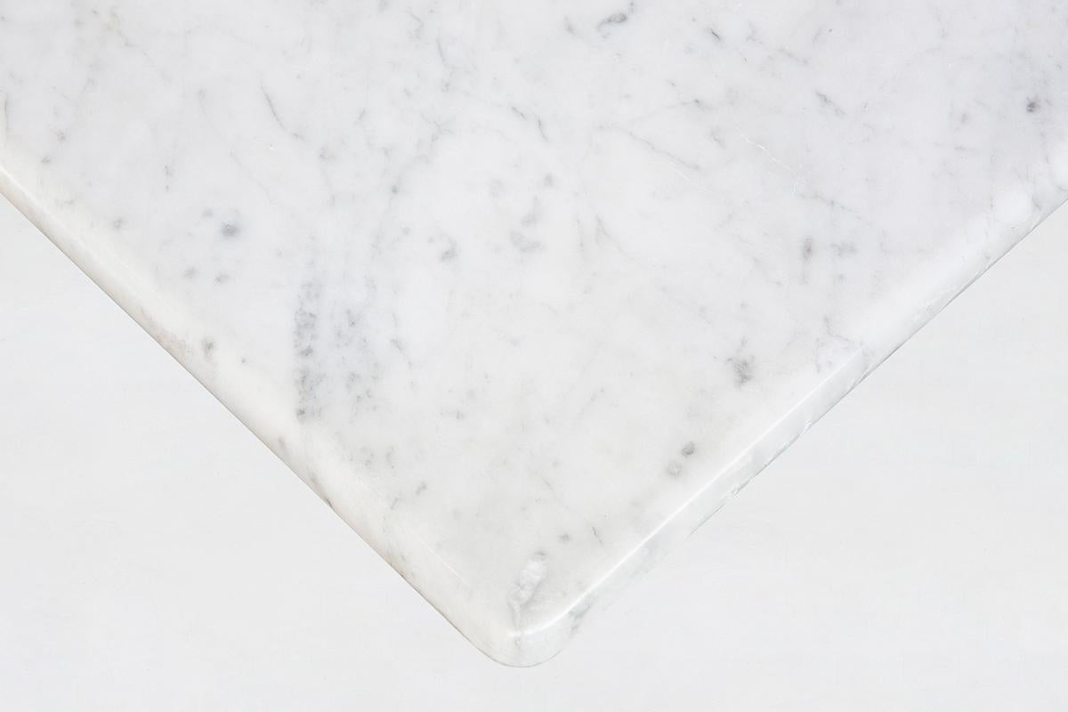  Squared Dining Marble Table by Gianfranco Frattini, 1985 For Sale 1