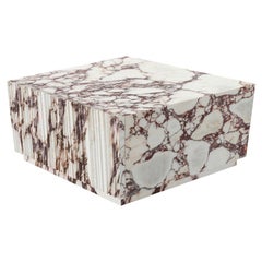 Squared Marble White Coffee Table