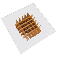 Squared wooden table