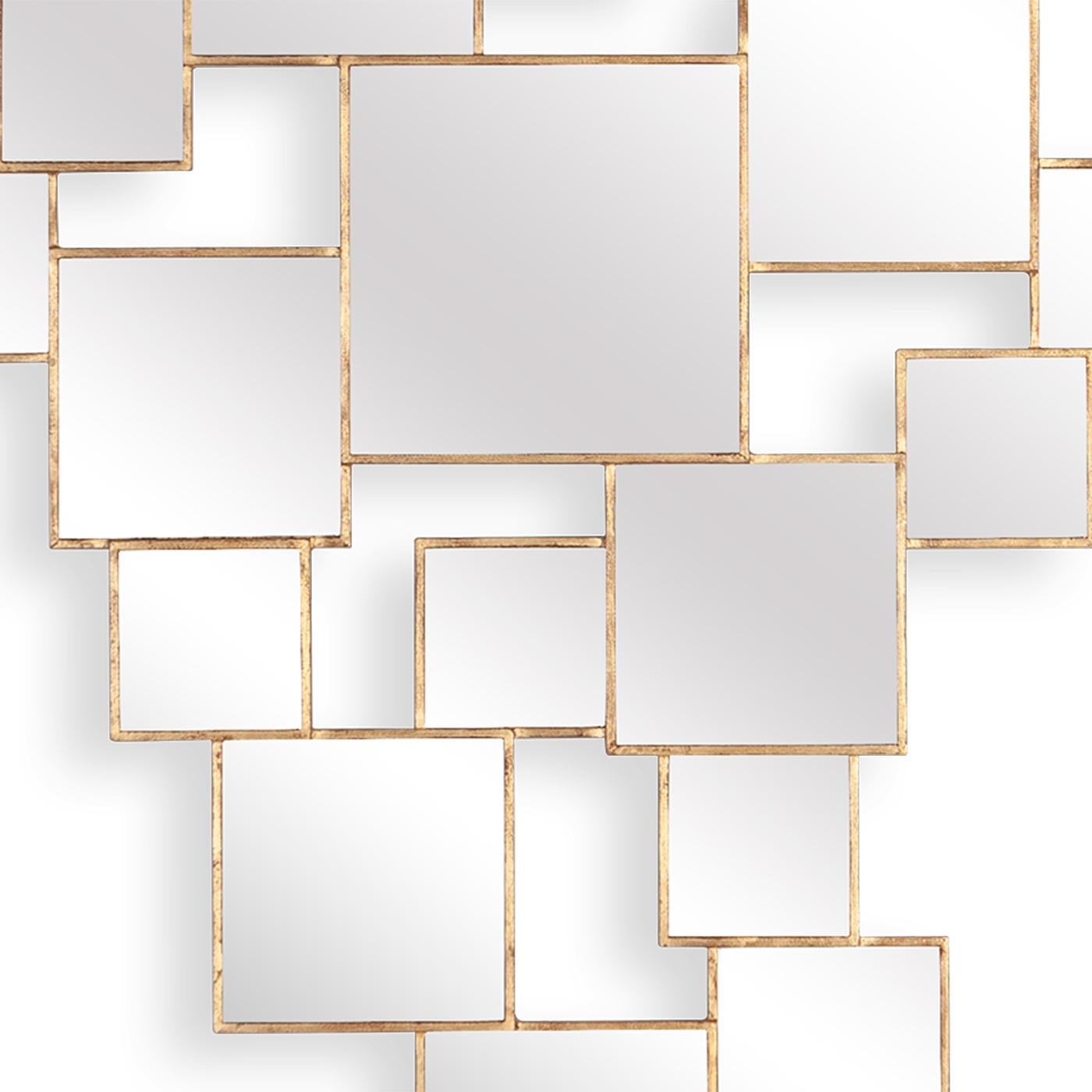 mirror with squares