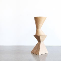 Squaretown Solid Wood Contemporary Stool by Hollis & Morris