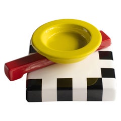 Squash Limited Color Edition Yellow Ashtray Maria Sanchez for Memphis-Milano