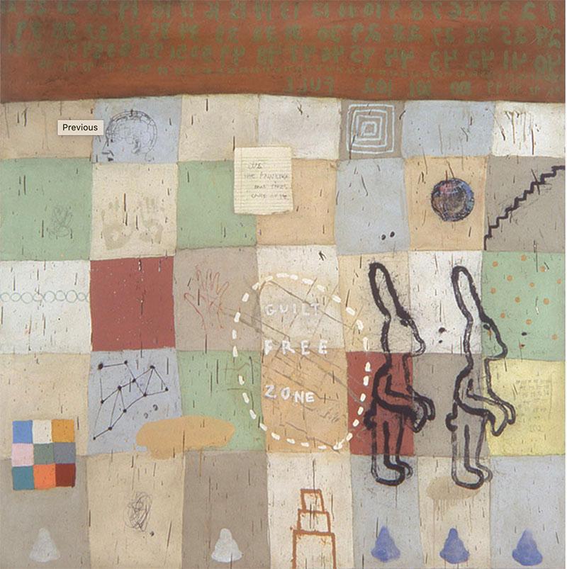 Everyday - Mixed Media Art by Squeak Carnwath