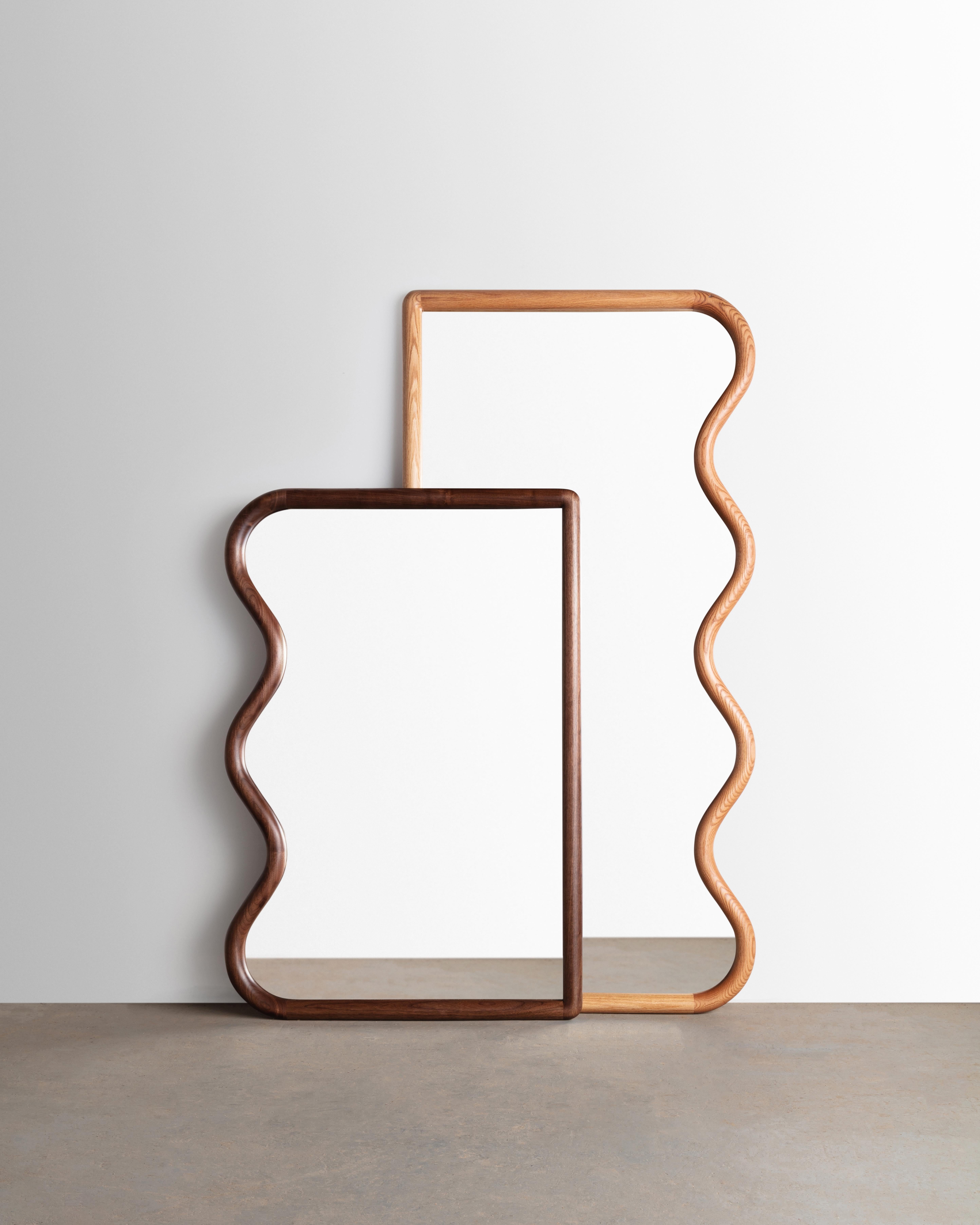 gold squiggle mirror