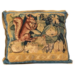 Squirrel Fortuny Tapestry Cushion by David Duncan Studio