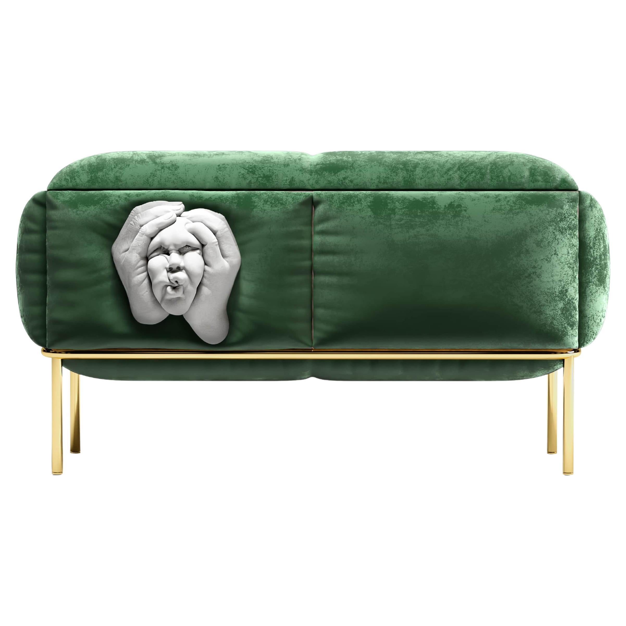 Squishy Velvet Sideboard by Studio Pastina and Johnson Tsang For Sale