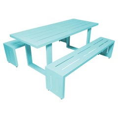 Contemporary Picnic Table / Dining Set - Aluminum