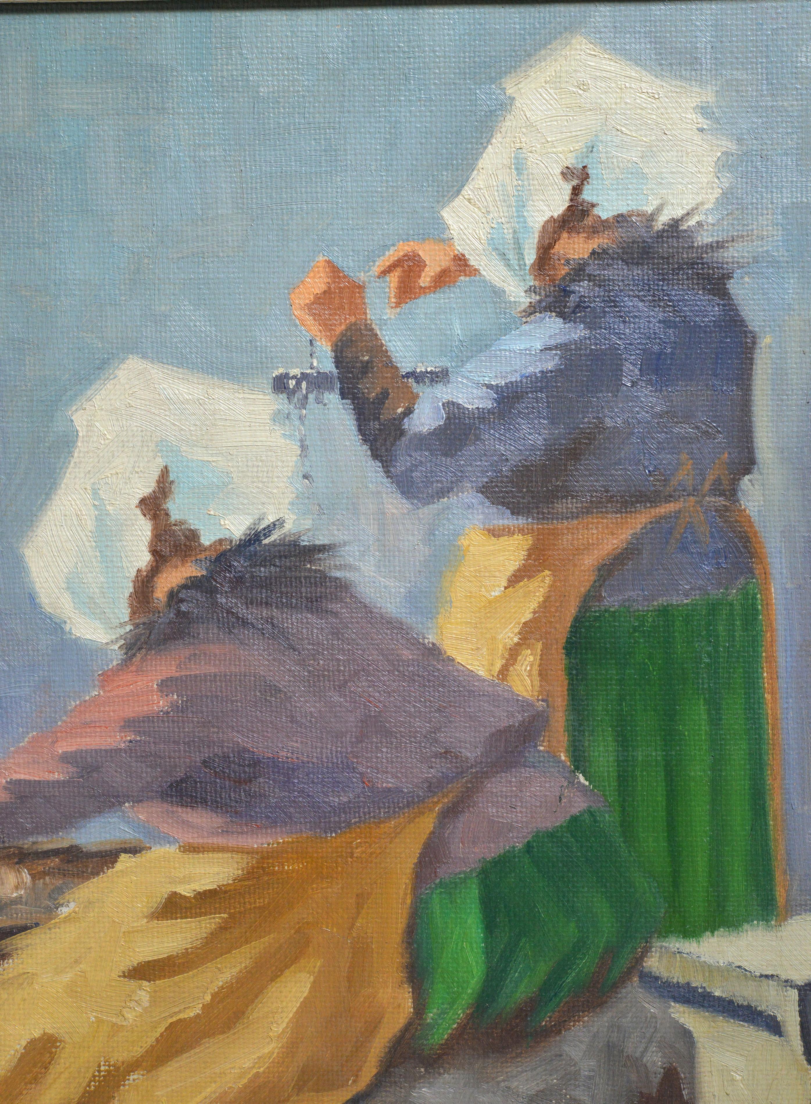 Søren Christian Bjulf (1890-1958) è stato un pittore danese di paesaggi, scene di strada, ritratti e interni. Dopo aver studiato a Düsseldorf e a Parigi, oggi è noto soprattutto per le sue rappresentazioni del mercato del pesce di Gammel Strand, a