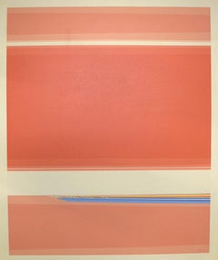 Søren Edsberg, Danish Born American Painter, Oil on Canvas, Abstract Composition