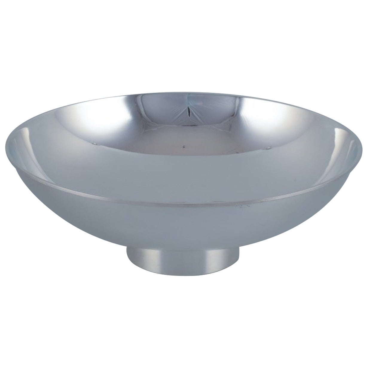 Søren Georg Jensen für Georg Jensen, eindrucksvolle Schale aus Sterlingsilber.