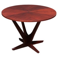 Søren Georg Jensen Kubus Radialer Couchtisch aus Teakholz, Dänemark, 1960er Jahre