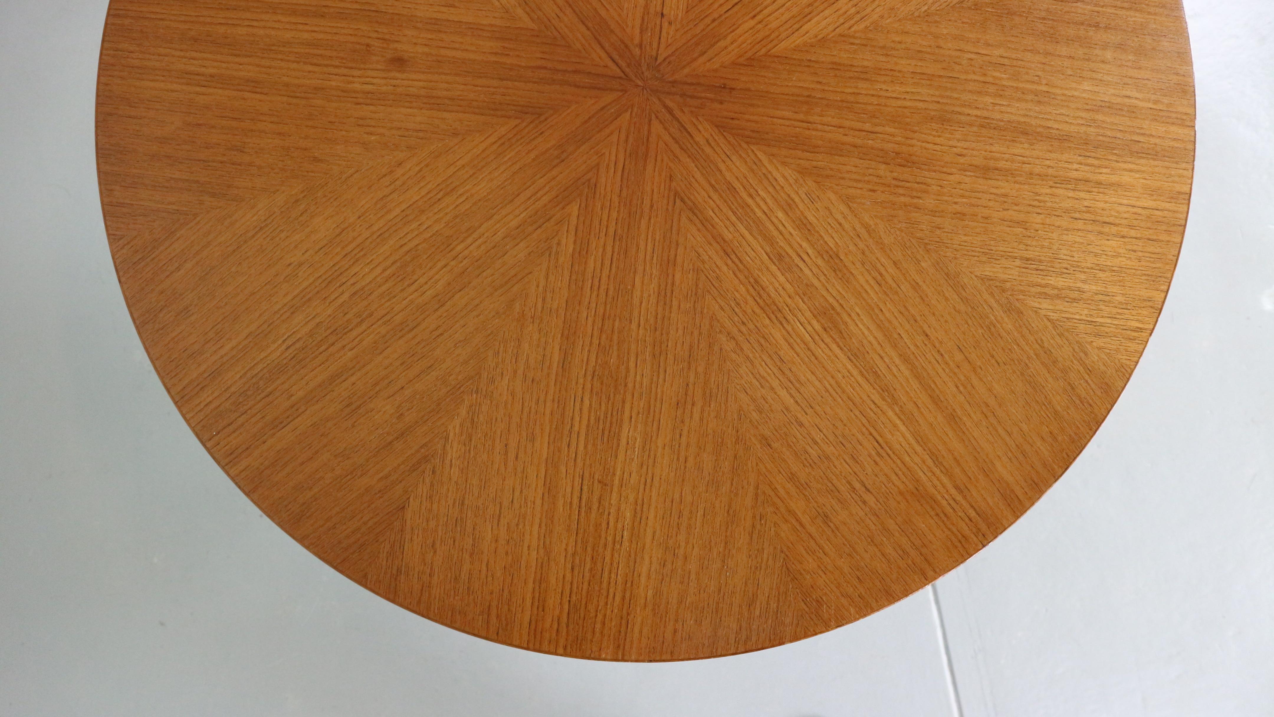 Søren Georg Jensen Teak Round Coffee Table for Kubus, 1960, Denmark 7