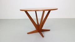 Søren Georg Jensen Teak Round Coffee Table for Kubus, 1960, Denmark