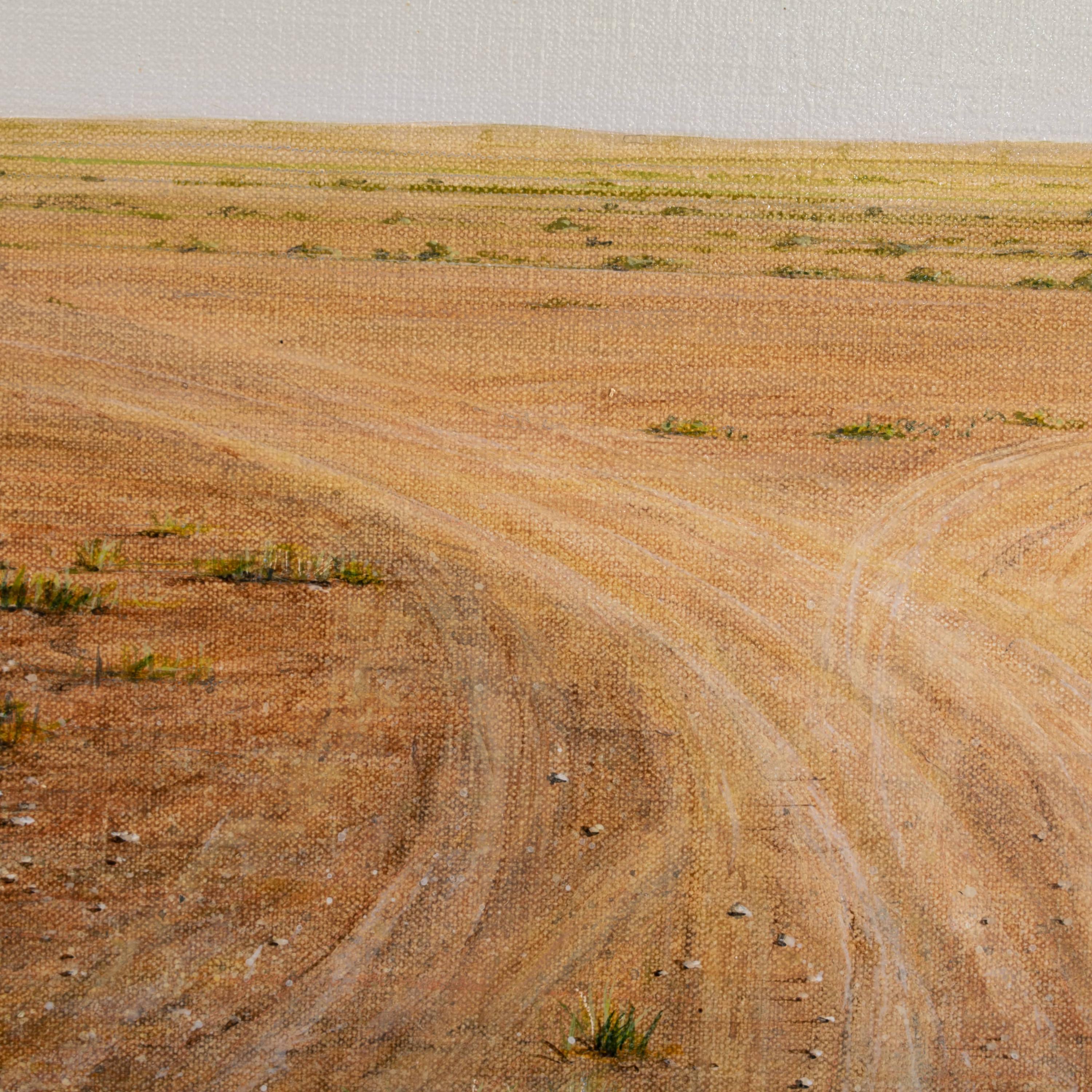 Moderne Sren Hagen, Peinture de paysage de Prairie en vente