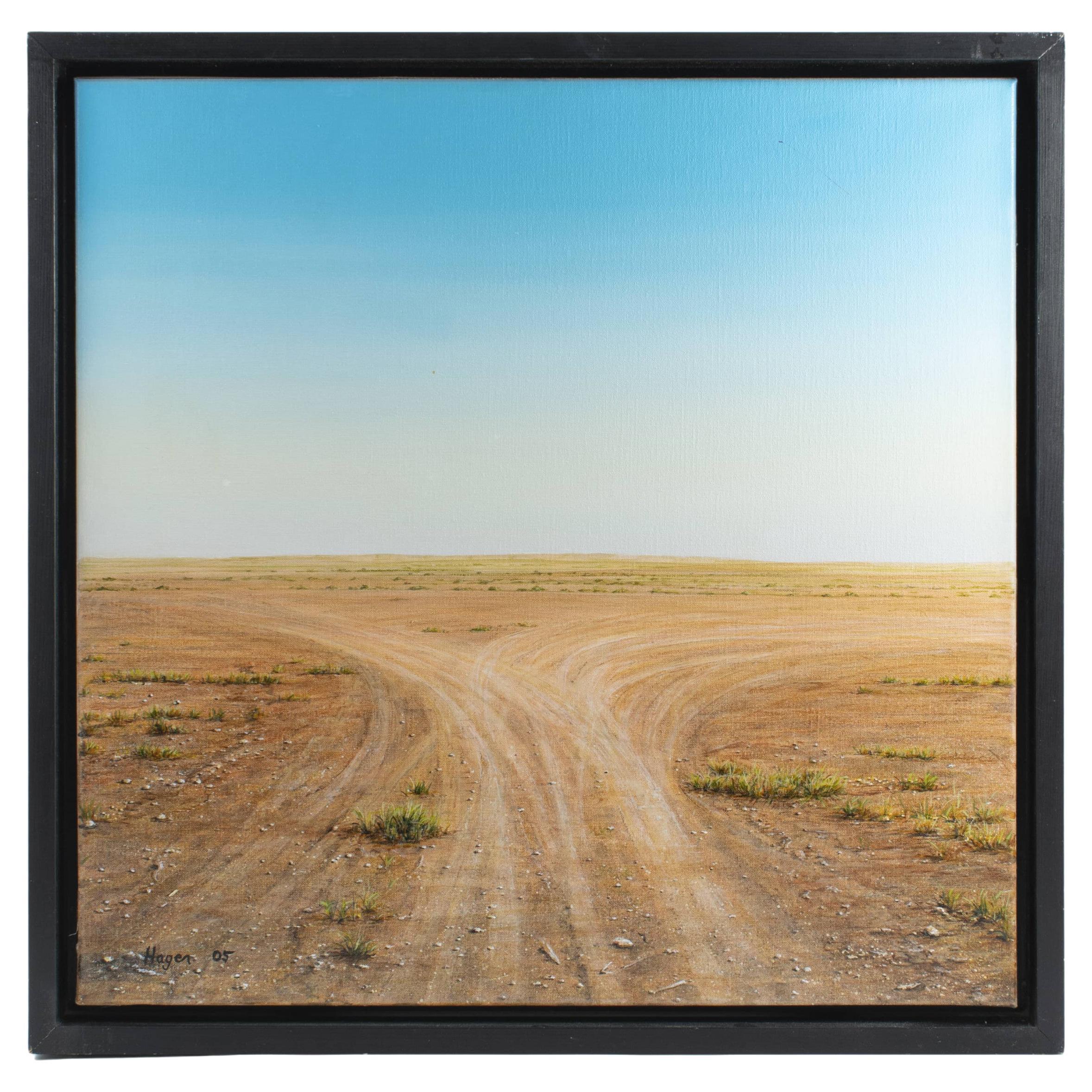 Søren Hagen, Prairie Landscape Painting For Sale