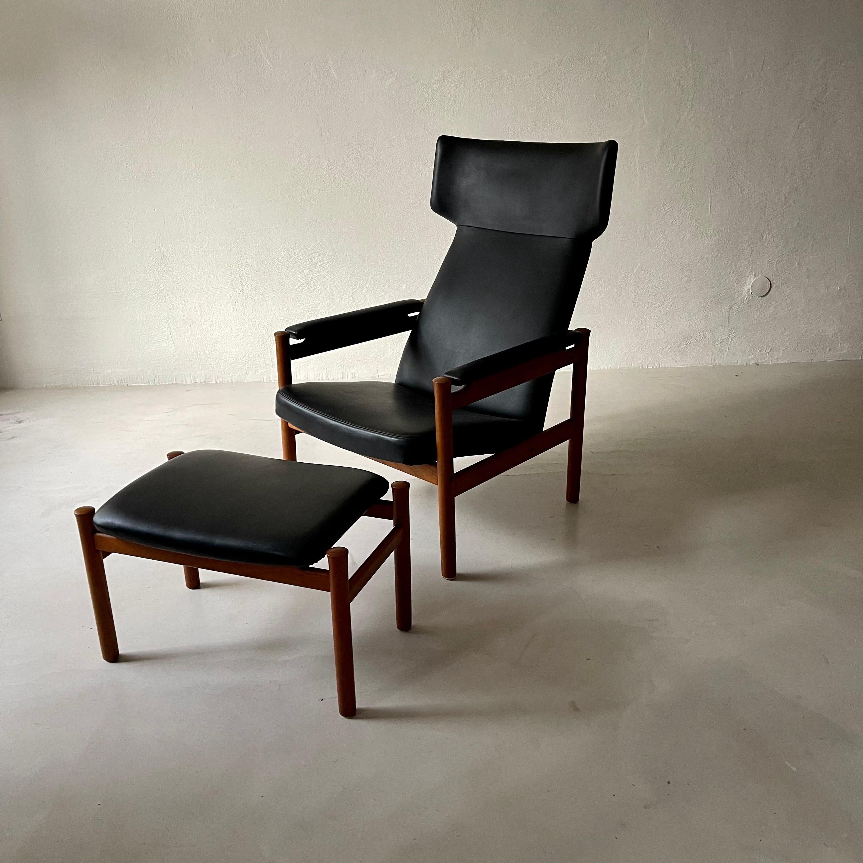 Søren Hansen Easy Chair Model 4365 Produced by Fritz Hansen in Denmark For Sale 5