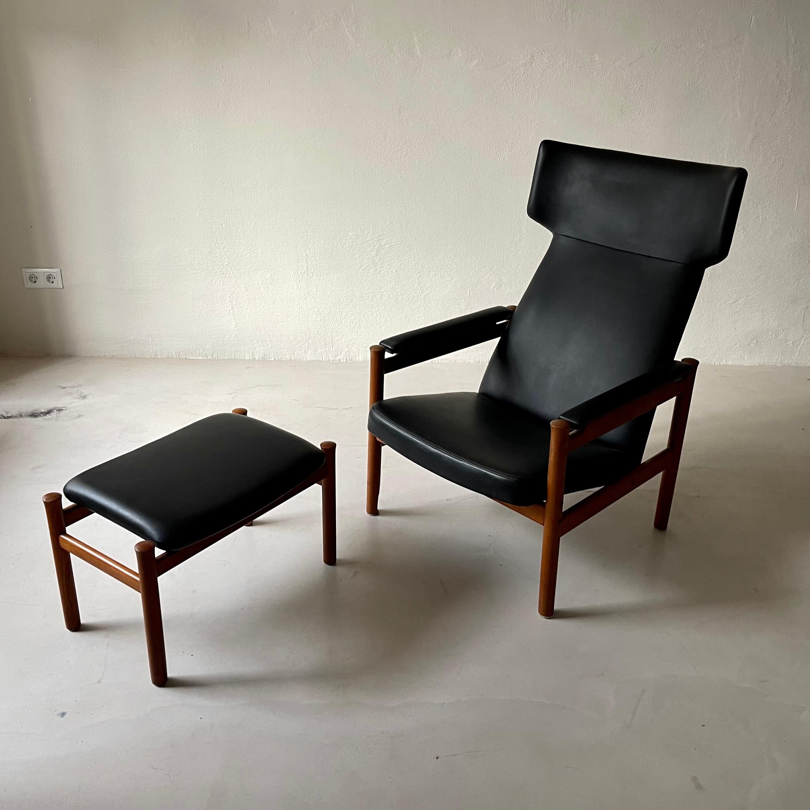 Søren Hansen Easy Chair Model 4365 Produced by Fritz Hansen in Denmark For Sale 6