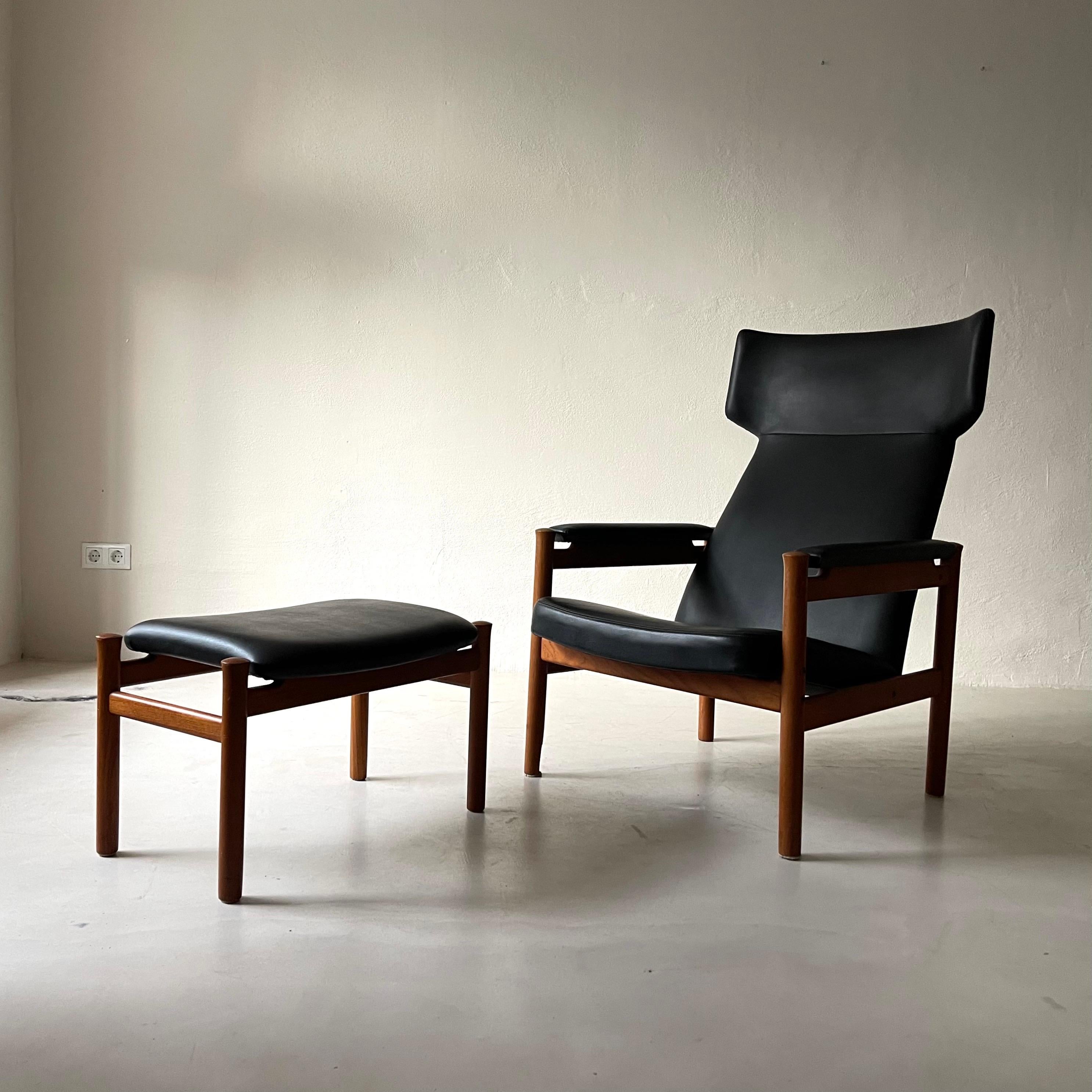 Søren Hansen Easy Chair Model 4365 Produced by Fritz Hansen in Denmark For Sale 7