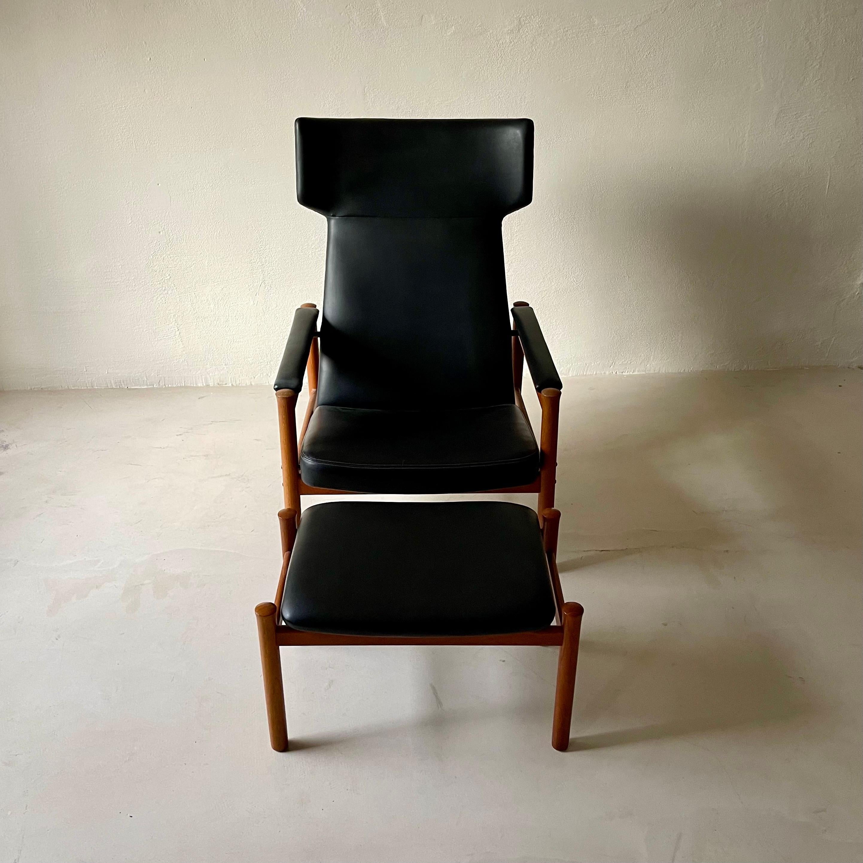Søren Hansen Easy Chair Model 4365 Produced by Fritz Hansen in Denmark In Good Condition For Sale In Vienna, AT