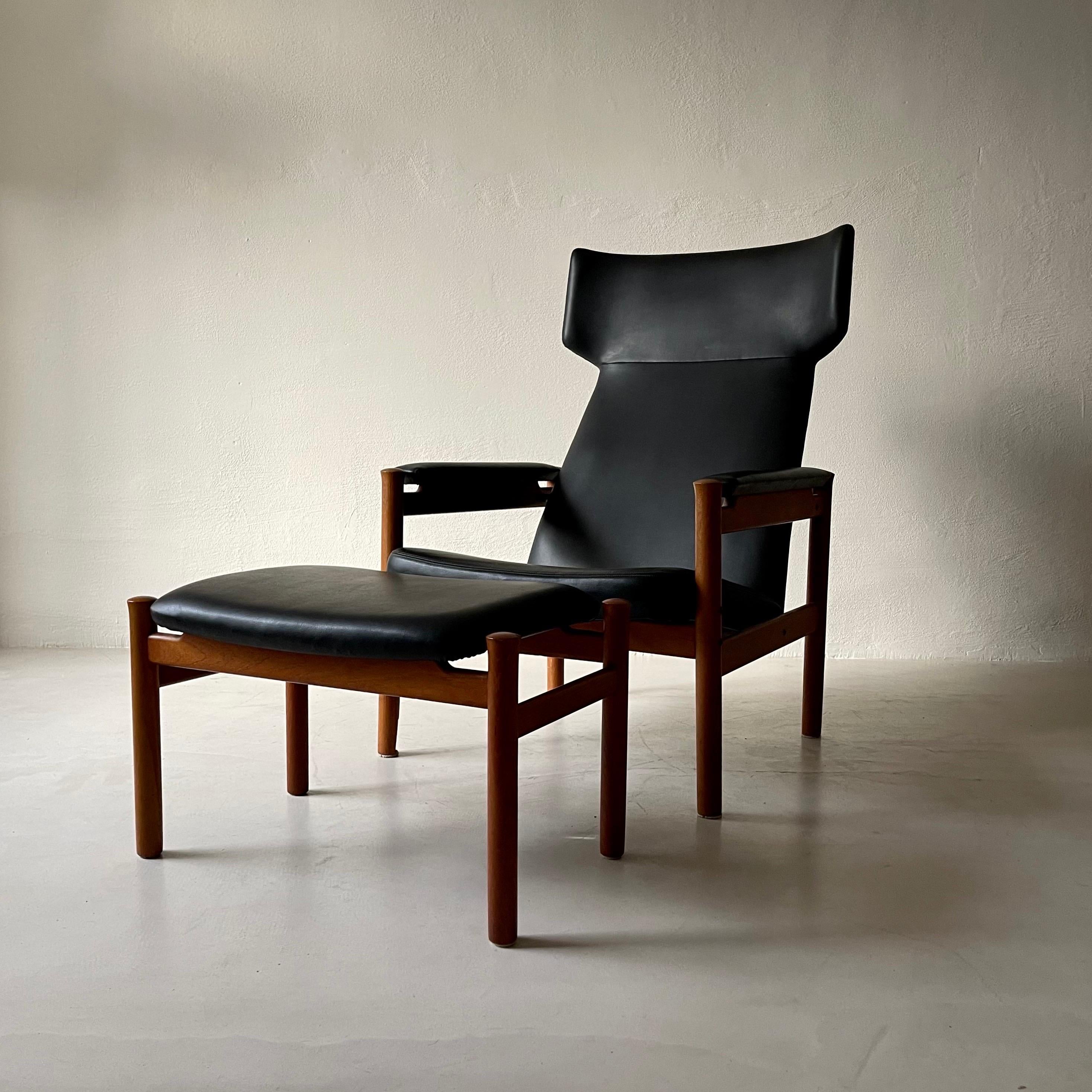 Søren Hansen Easy Chair Model 4365 Produced by Fritz Hansen in Denmark For Sale 1