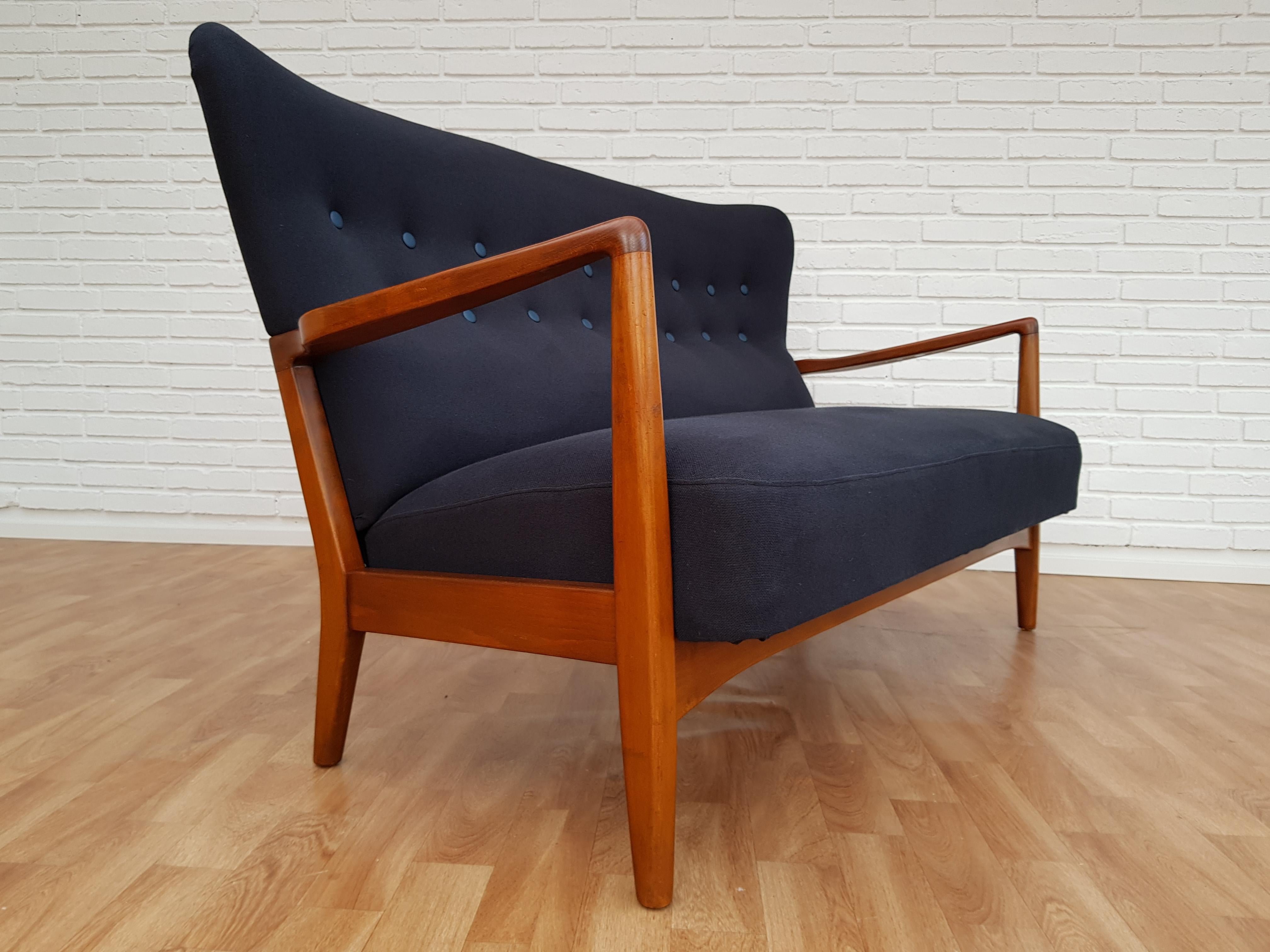 Søren Hansen for Fritz Hansen, Danish Designed Sofa Set, 1950s, Reupholtered 6