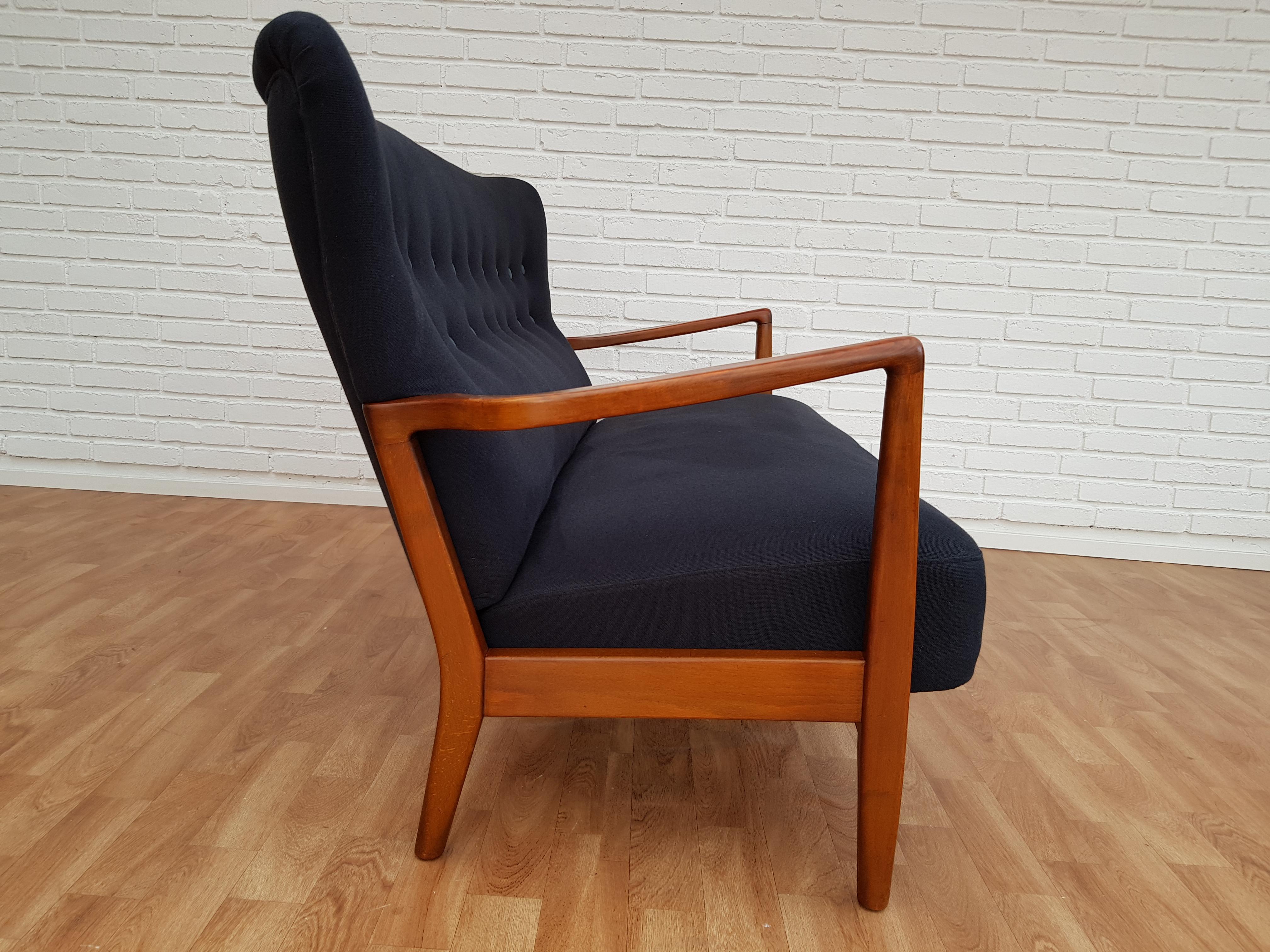 Søren Hansen for Fritz Hansen, Danish Designed Sofa Set, 1950s, Reupholtered 8