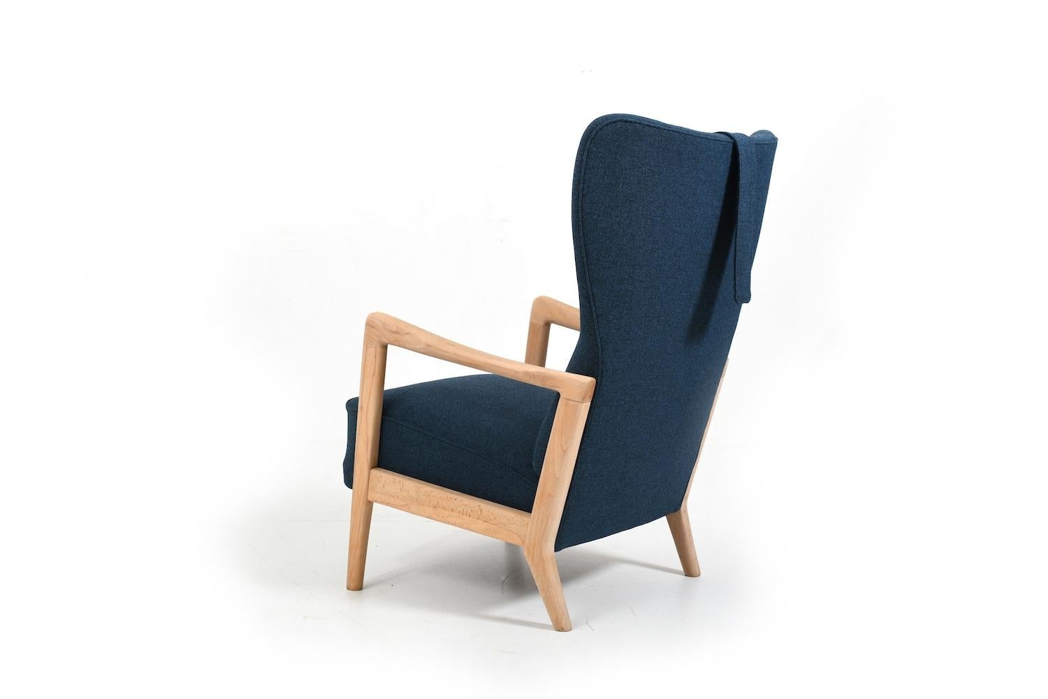 Søren Hansen for Fritz Hansen Lounge Chair 1950s / Restored In Good Condition In Handewitt, DE