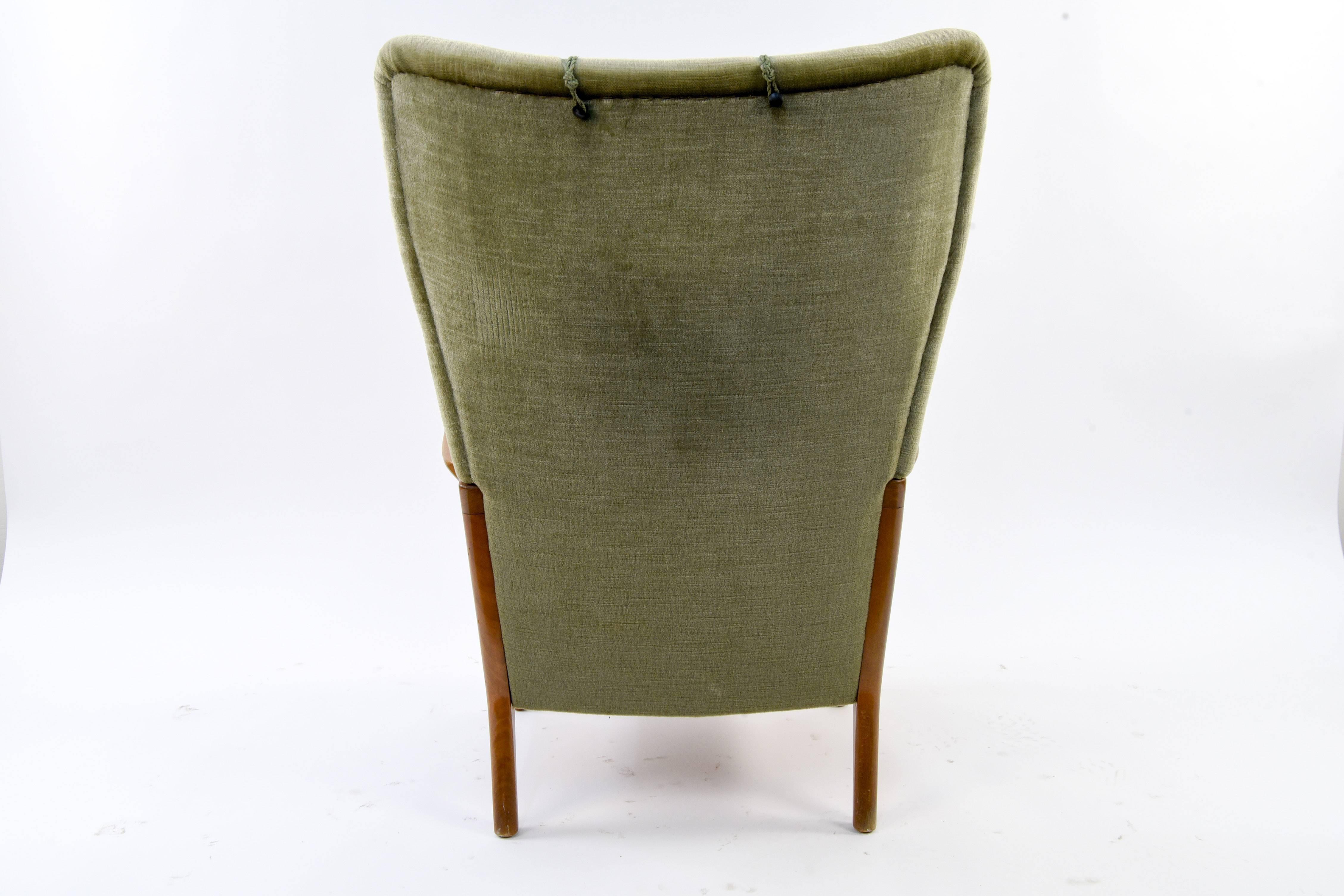 Mid-20th Century Søren Hansen for Fritz Hansen Midcentury Danish Lounge Chair