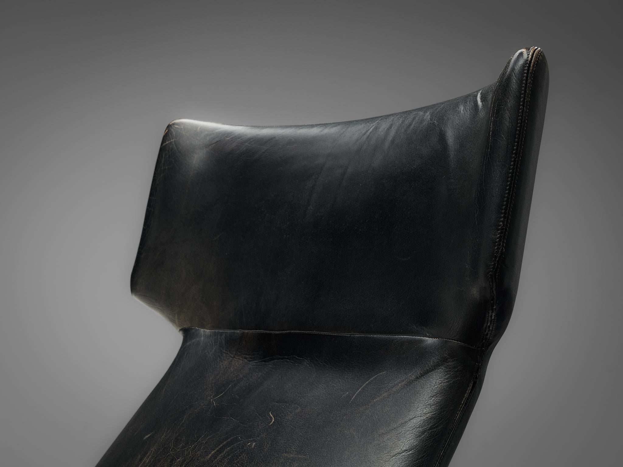 Søren Hansen Wingback Chair in Original Leather 3