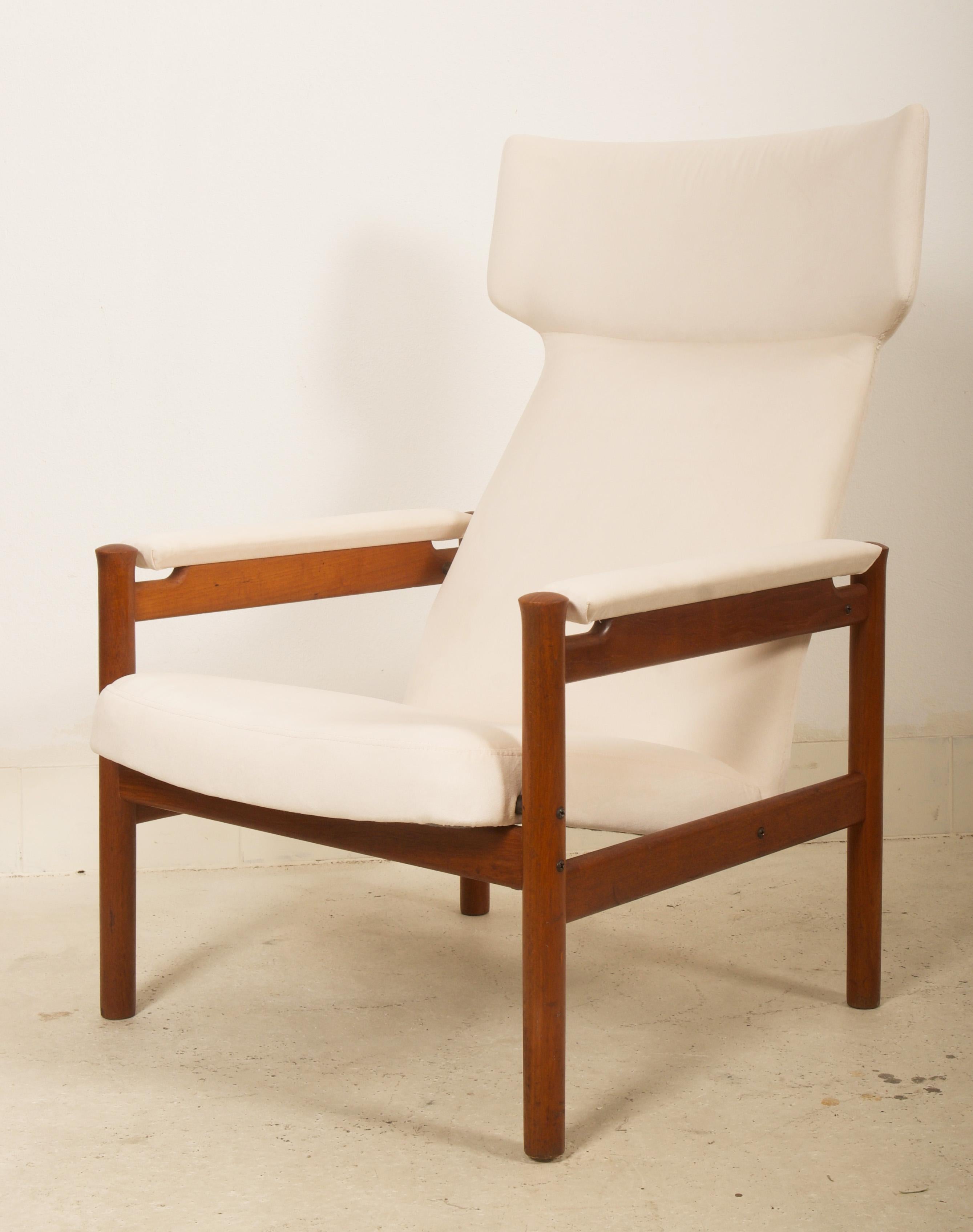 Søren Hansen Wingback Chair Lounge Chair For Sale 5