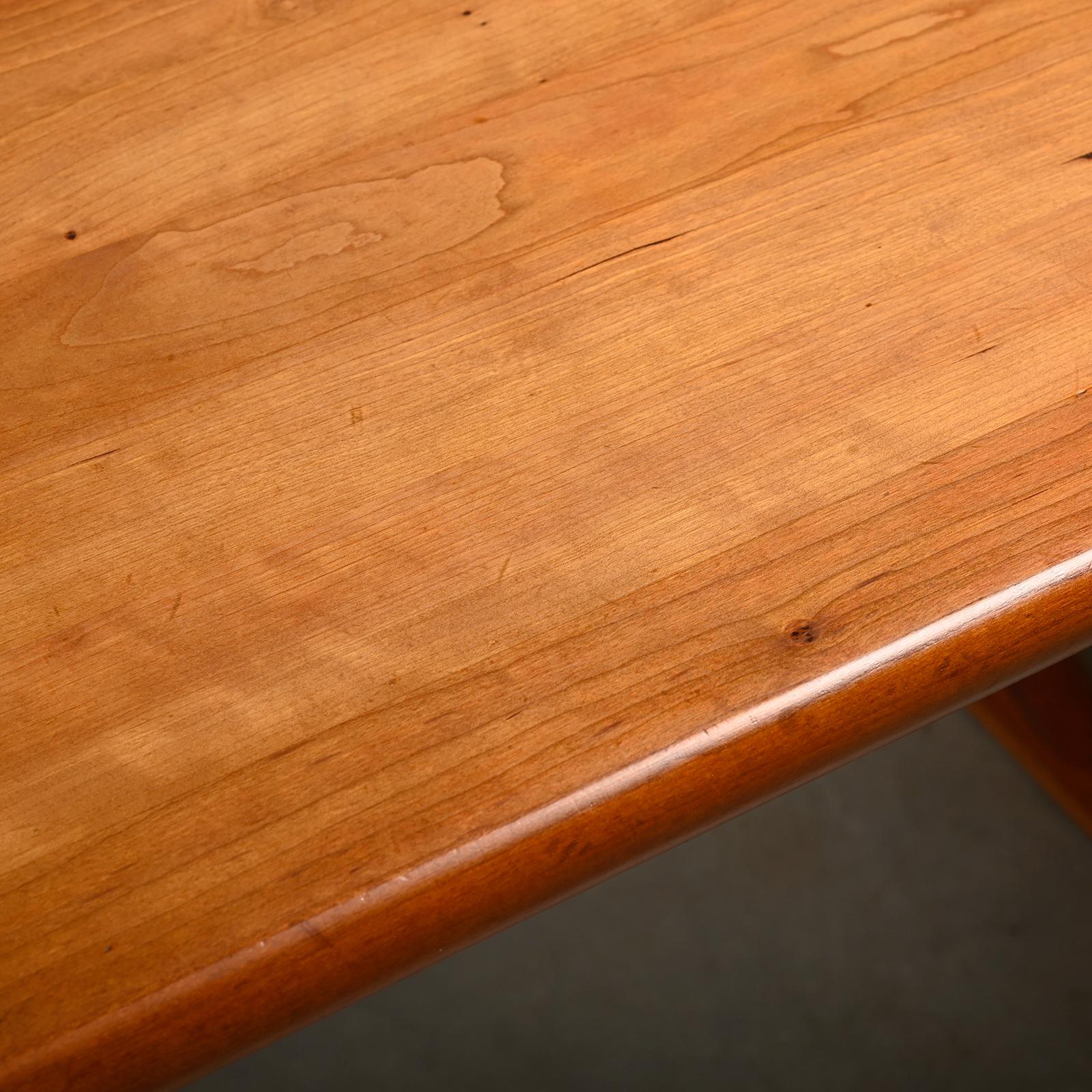 Søren Holst Shaker Dining Table or Desk in solid Cherry Wood, Denmark 6