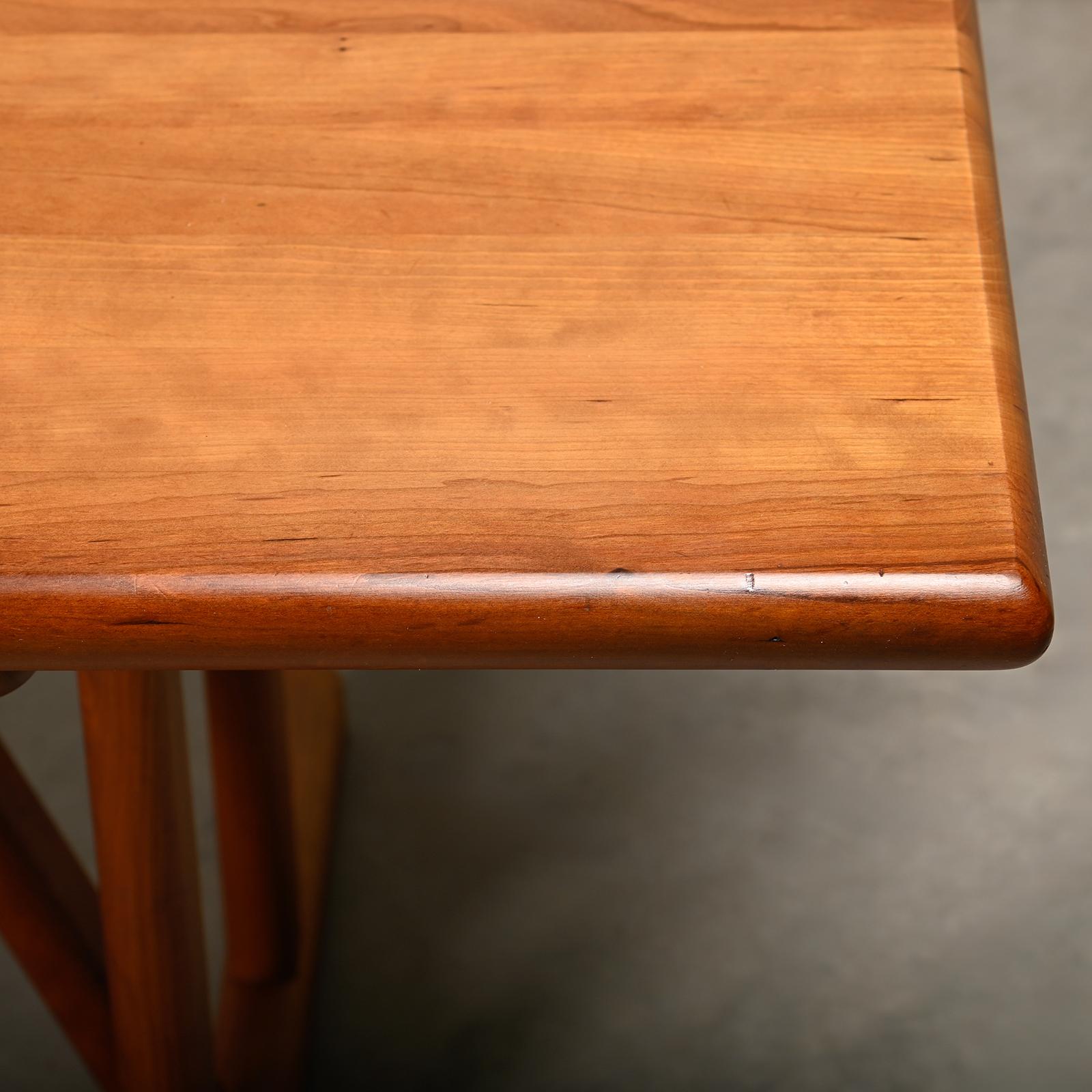 Søren Holst Shaker Dining Table or Desk in solid Cherry Wood, Denmark 8
