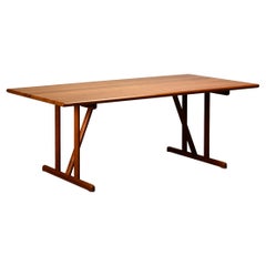 Søren Holst Shaker Dining Table or Desk in solid Cherry Wood, Denmark
